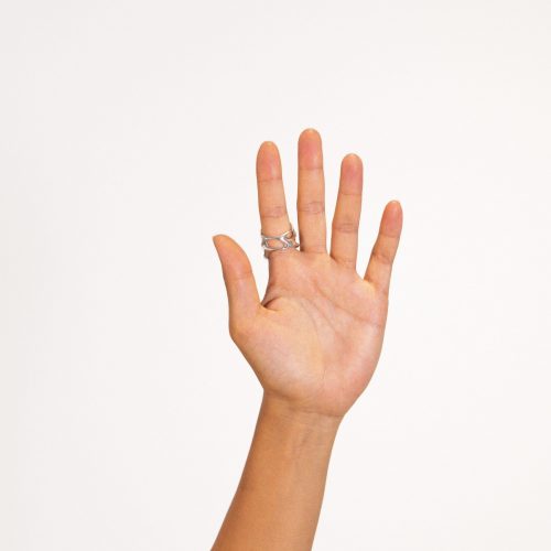 Spiders Web Ring / silver